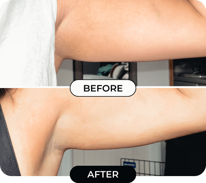 Results of using product B-FLEX from @thetatianaadams