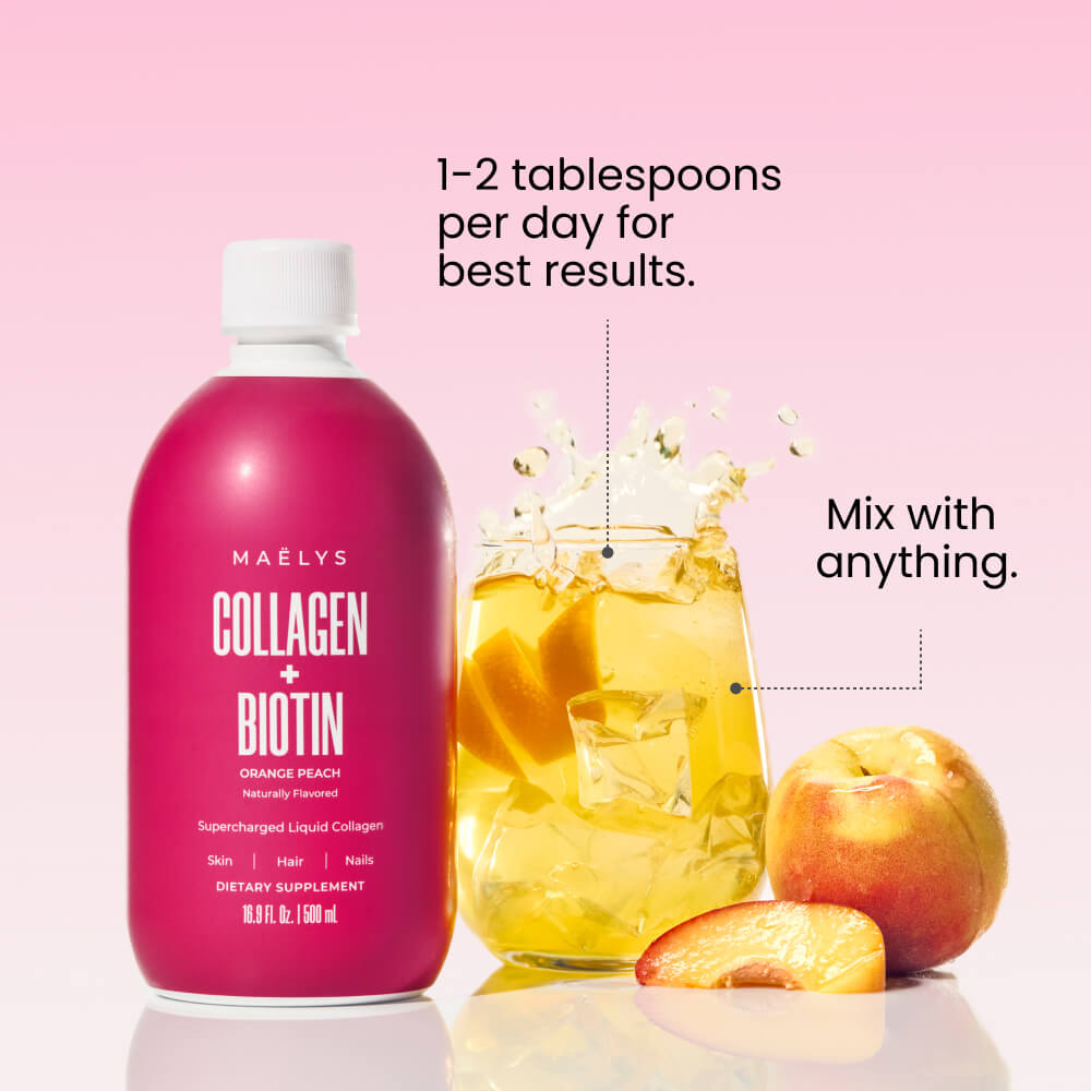 COLLAGEN + BIOTIN Super Charged Liquid Collagen | MAЁLYS®